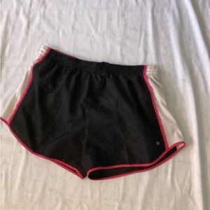 Layer 8 Women's Black and Pink Athletic Short